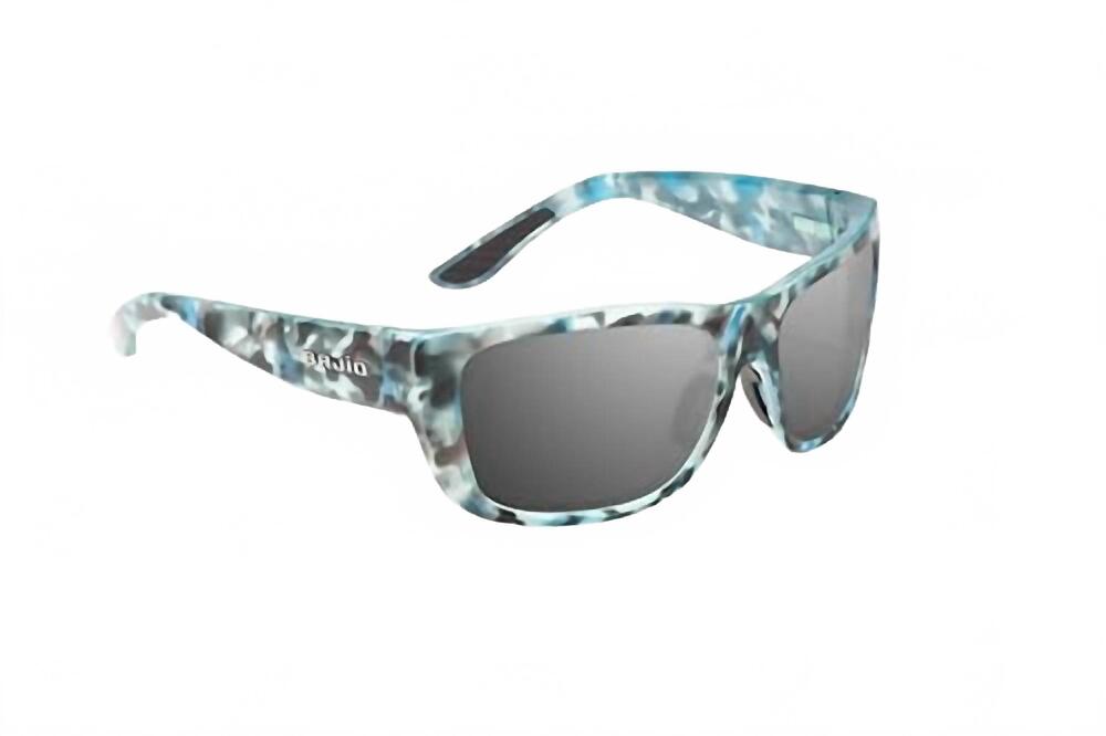 NEW BAJIO women's annette polarized sunglasses in blue ray gloss/gray glass